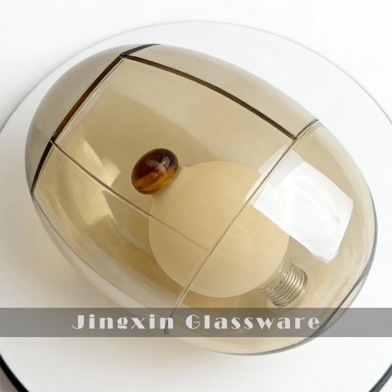 Amber Glass Shade Table Lamp suppliers
